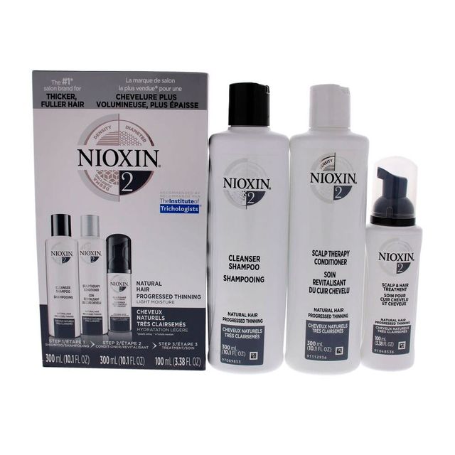 Nioxin-System-2-Kit---Shampoo-300ml---Condicionador-300ml---Treatment-100ml