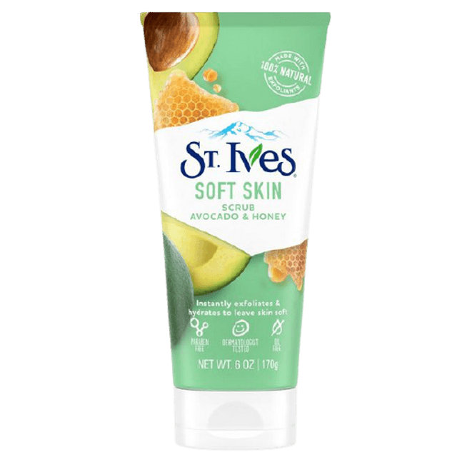 St-Ives-Soft-Skin-Scrub-Avocado---Honey---Esfoliante-Facial-170g