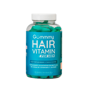 Gummmy-Hair-Vitamin-Blueberry-Flavor---Pastilha-de-Goma-60-unidades