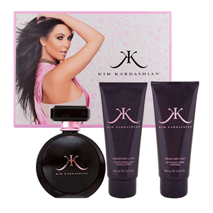 Kim-Kardashian-Kit-Eau-de-Parfum-100ml---Body-Lotion-100ml---Shower-Gel-100ml