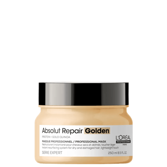 LOreal-Professionnel-SE21-Serie-Expert-Absolut-Repair-Gold-Quinoa---Protein-Golden-Lightweight---Mascara-Capilar-250ml