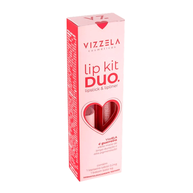 Vizzela-Lip-Kit-Duo-04--Guerreira----Batom-e-Lapiseira-Labial