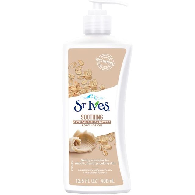 St. Ives  Hidratante Oatmeal e Shea Butter Body Lotion - Creme Hidratante 400ml