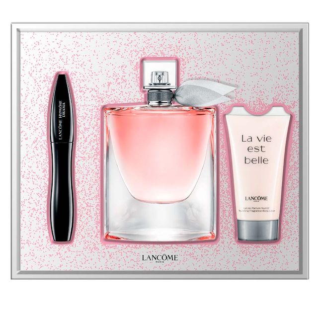 Lancôme Kit La Vie Est Belle Eau de Parfum 100ml + Body Lotion 50ml + Máscara de Cílios Hypnose Drama 6,5ml