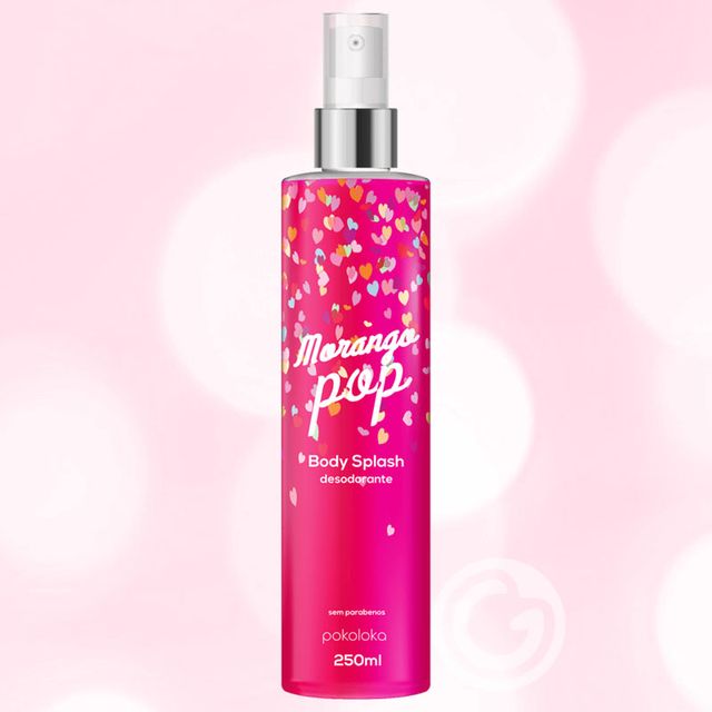 Pokoloka Morango Pop Desodorante Perfumado - Body Splash 250ml