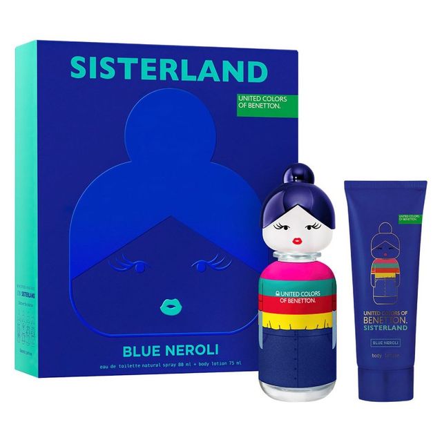 Kit Benetton United Colors Sisterland Blue Neroli - Eau de Toilette 80ml + Body Lotion 75ml